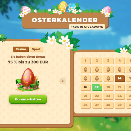 Ostern Casino Bonus – Aktueller Osterkalender 2025