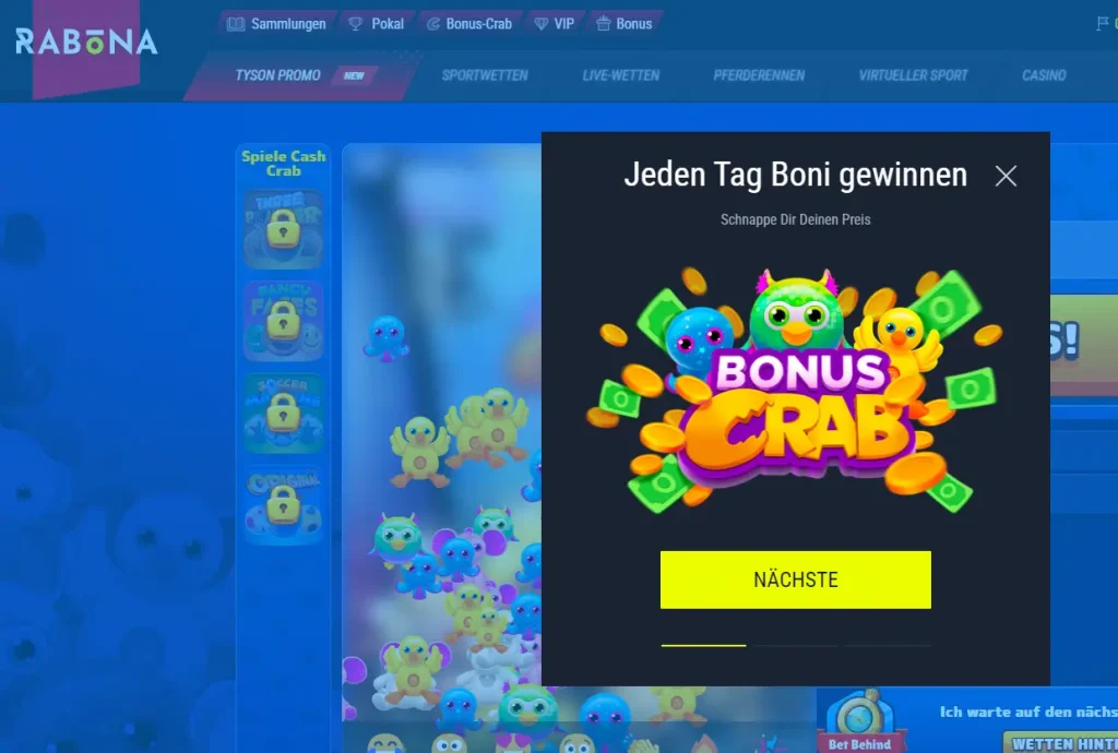 Casinos mit Bonus Crab 2024 | Wie und wo Bonus Crab spielen?