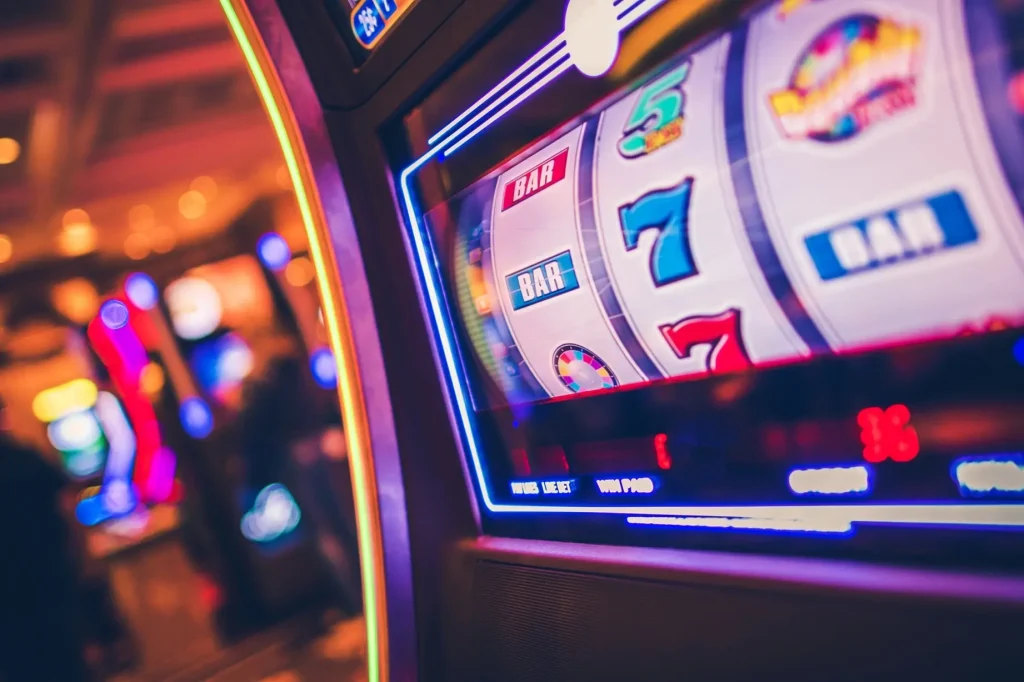 Bild eines Slotautomaten im Casino