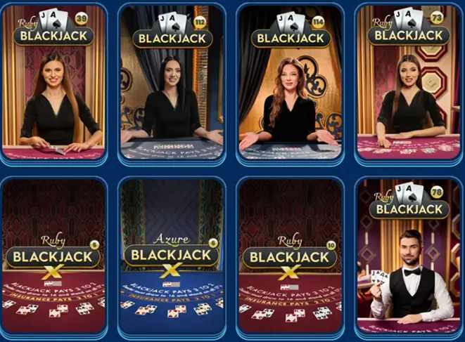 Einblick in das Blackjack Spielangebot im Online Casino SG Casino