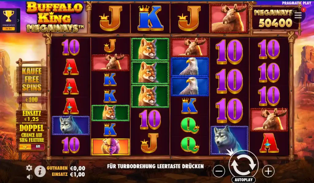 Buffalo King Megaways Slot vom Spielentwickler Pragmatic Play