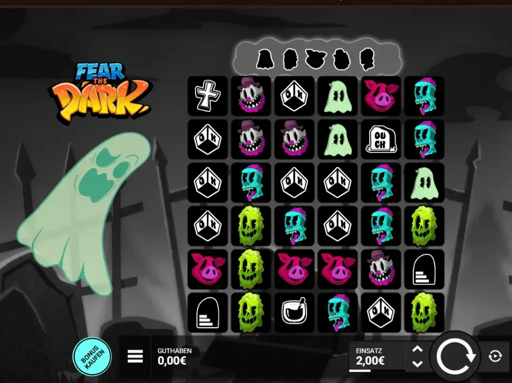 Fear the Dark Slot des Entwicklers Hacksaw Gaming