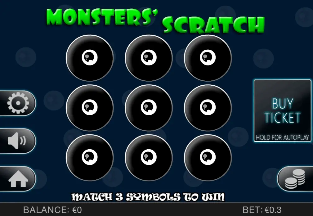 Scratch Card Monsters Scratch