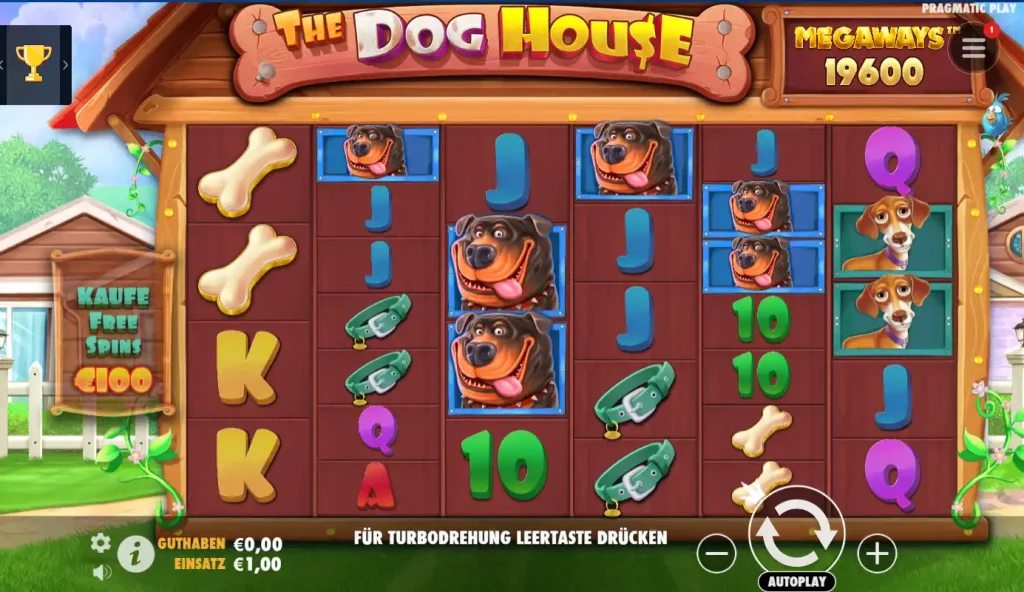 The Dog House Slot vom Spielentwickler Pragmatic Play