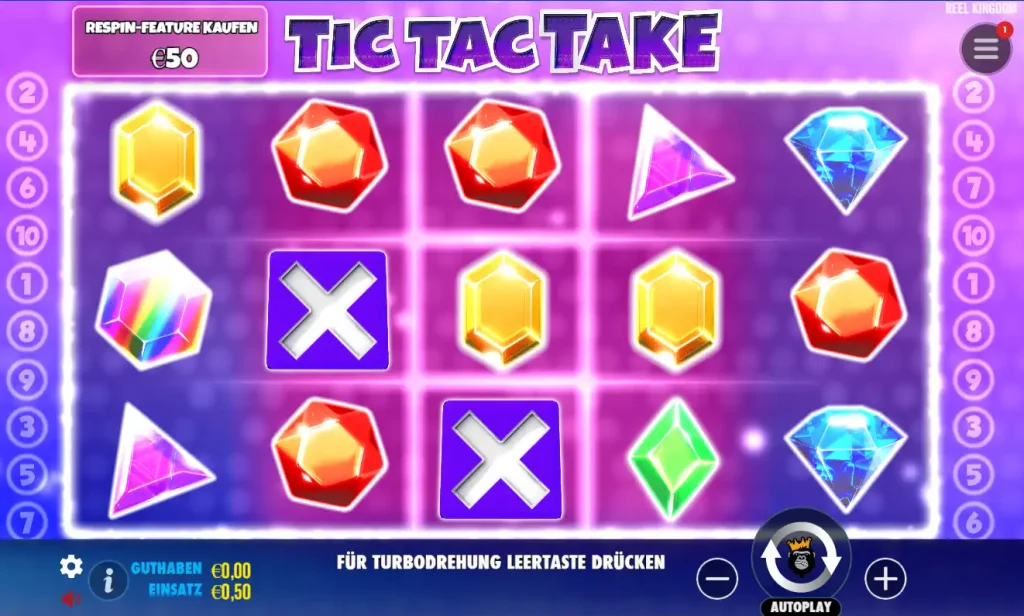 Tic Tac Take Slot vom Spielentwickler Pragmatic Play