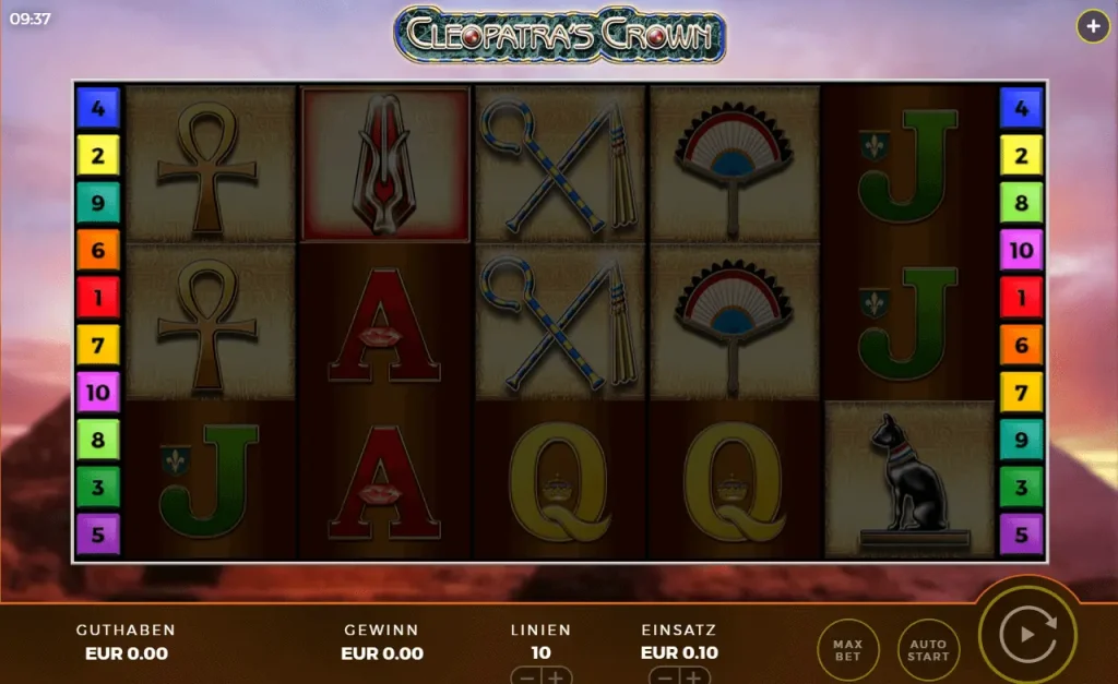 Cleopatras Crown Slot aus dem Hause Bally Wulff