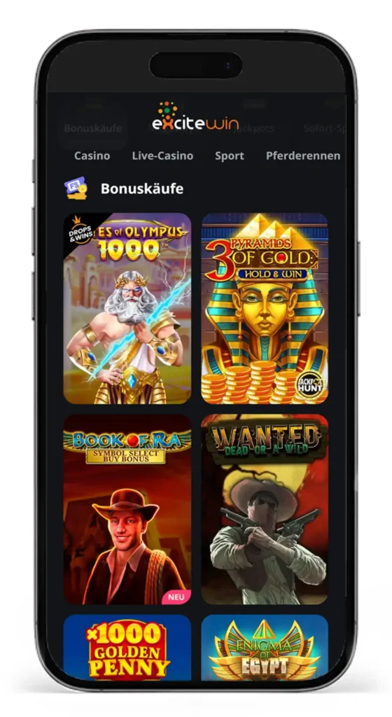 Bonus Buy Feature im Excitewin Online Casino