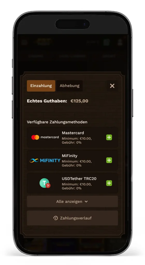 Zahlungen mit MiFinity im FatPirate Online Casino