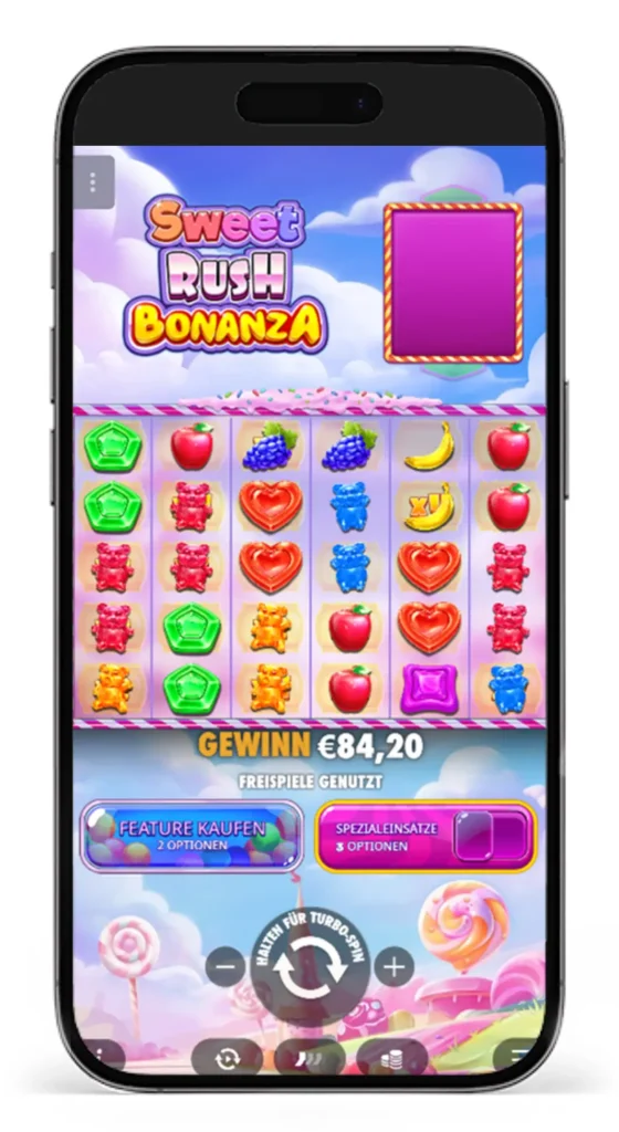 Freispiele kaufen bei Sweet Rush Bonanza von Pragmatic Play