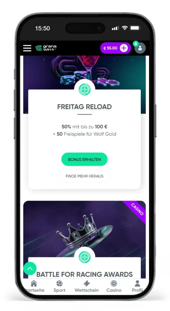 Bonusaktionen im GranaWin Online Casino