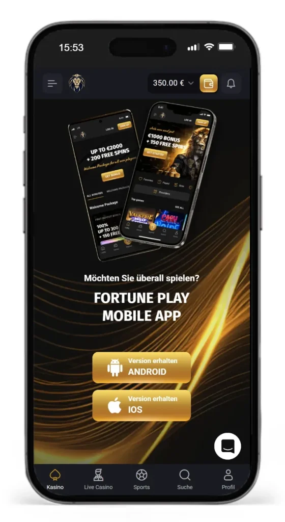 Fortuneplay App für OASIS und Android