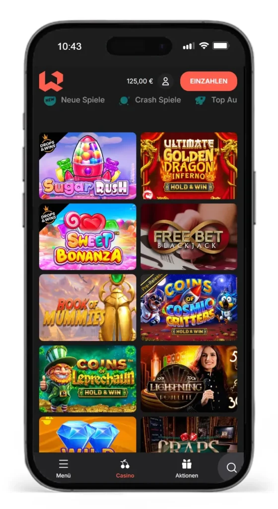 Slots im Wettson Online Casino