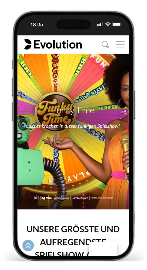Funky Time von Evolution Gaming