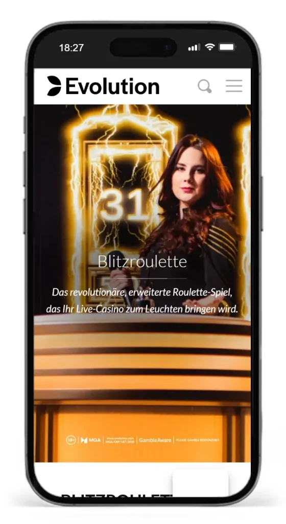 Lightning Roulette von Evolution Gaming