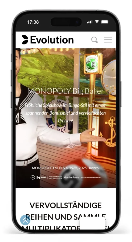 Monopoly Big Baller von Evolution Gaming