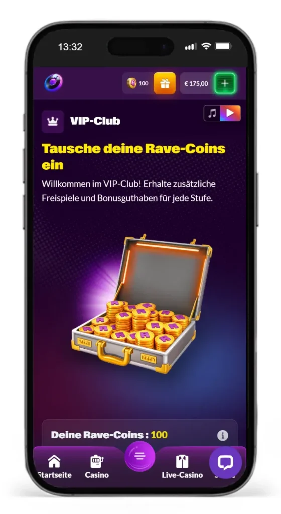 VIP-Programm im Slotrave Casino