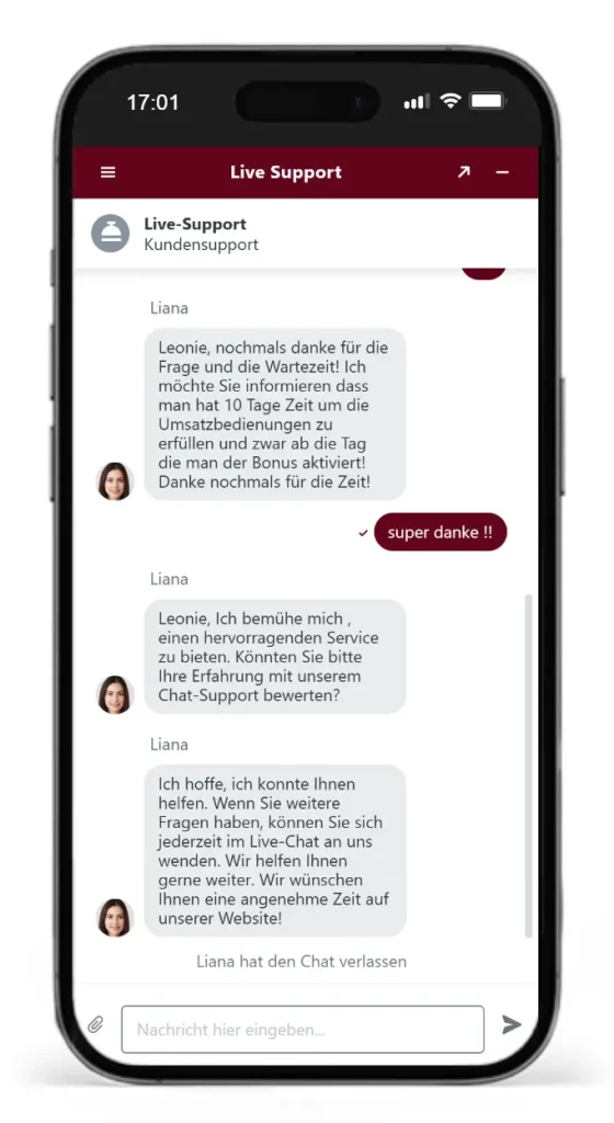 AllySpin Casino Live Chat im Test