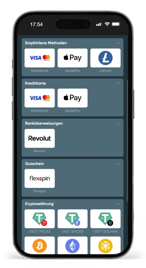 Zahlungsmethoden im Ivibet Online Casino