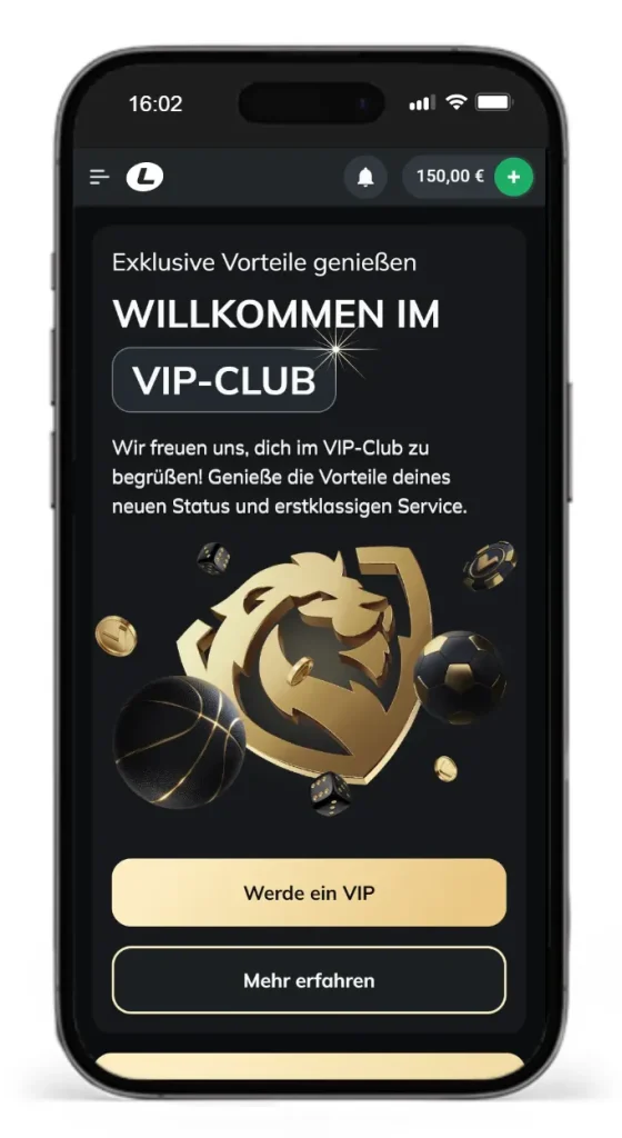 Exklusive Vorteile im Leon VIP Club