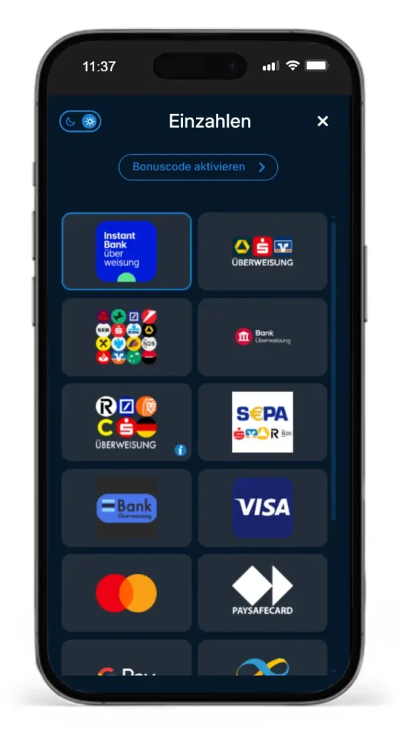 Zahlungsmethoden im Monoplay Online Casino