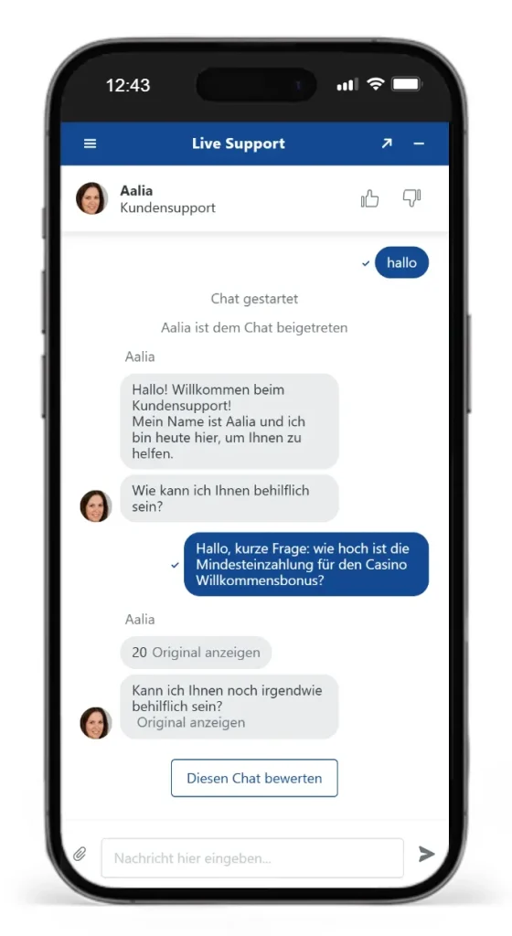 Der Pandido Live Chat im Test