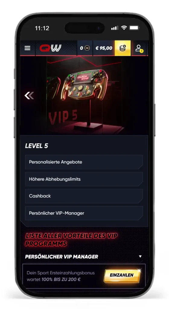 Level 5 im QuickWin VIP-Programm