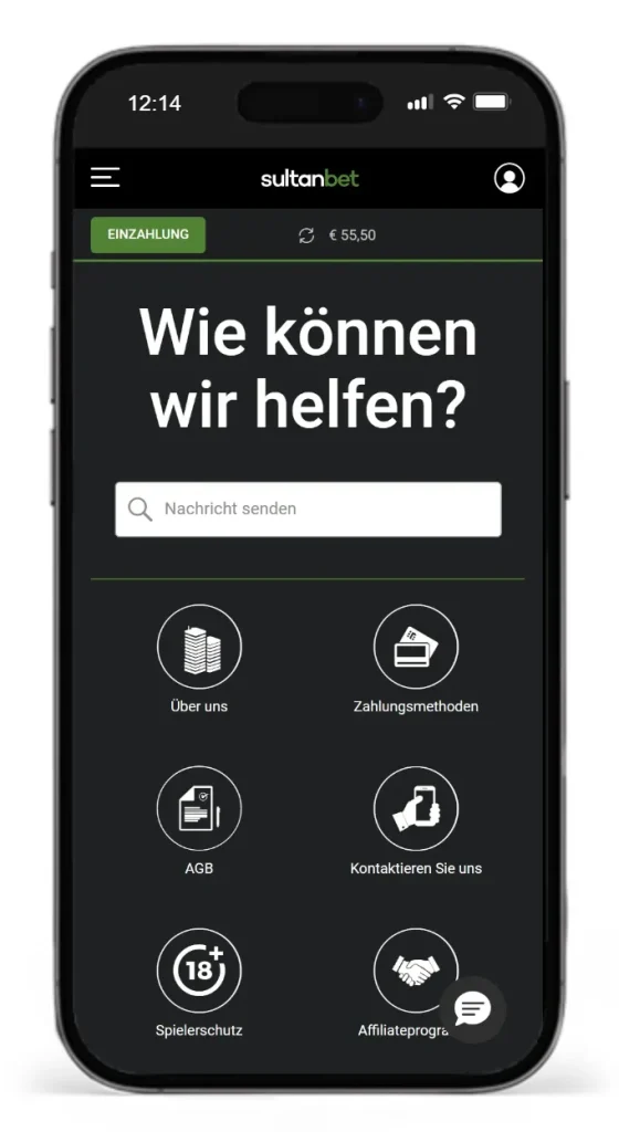 Hilfezentrum im Sultanbet Online Casino