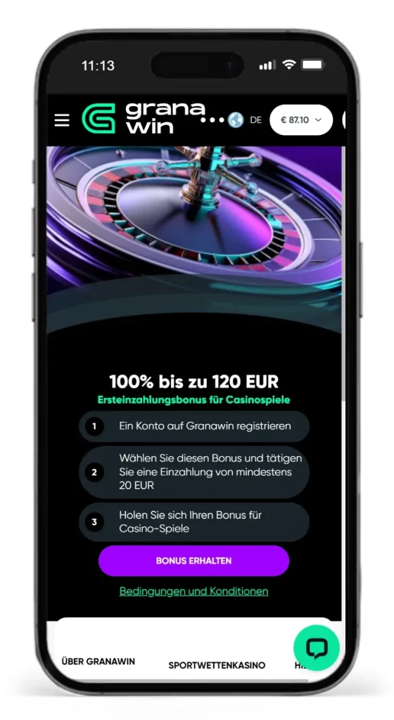 Bester Casino Bonus im Granawin Casino