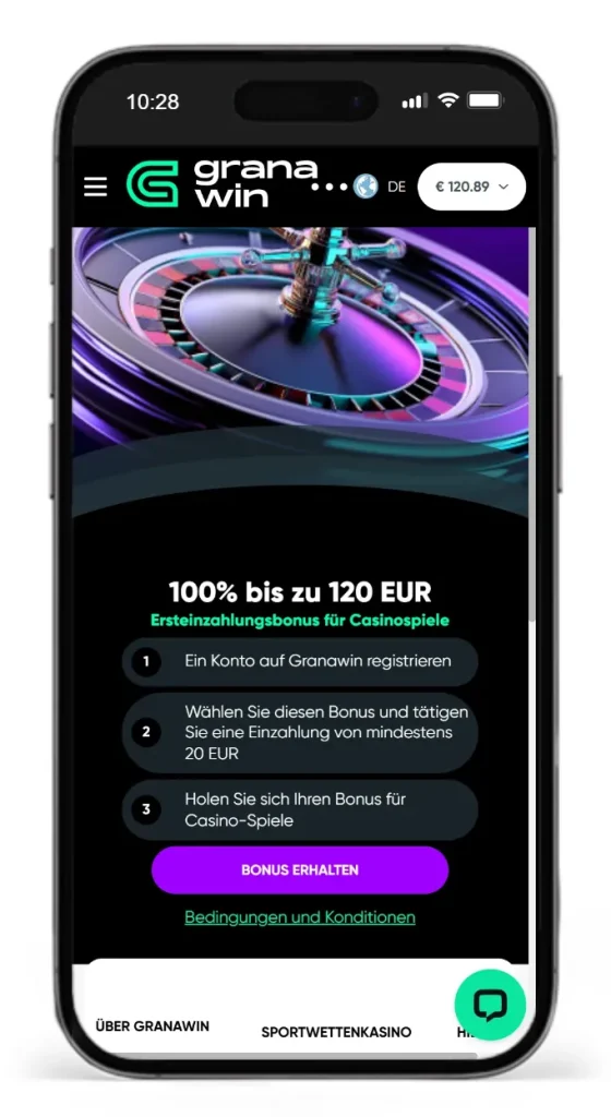 Willkommensbonus bei Granawin