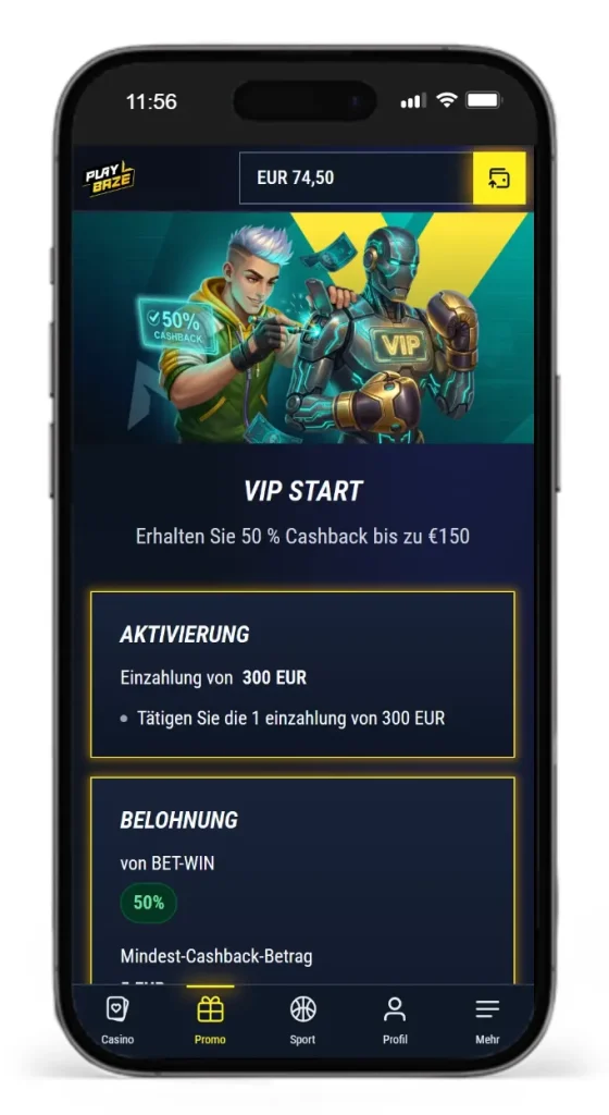Bonusaktionen im Playbaze Casino