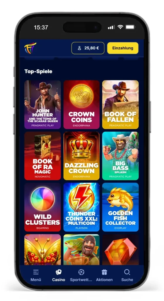 Slots mit kleinem Einsatz bei Fiestaslots