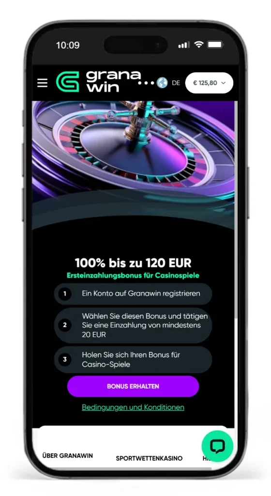 Willkommensbonus im Granwin Casino ohne 5 Sekunden Regel