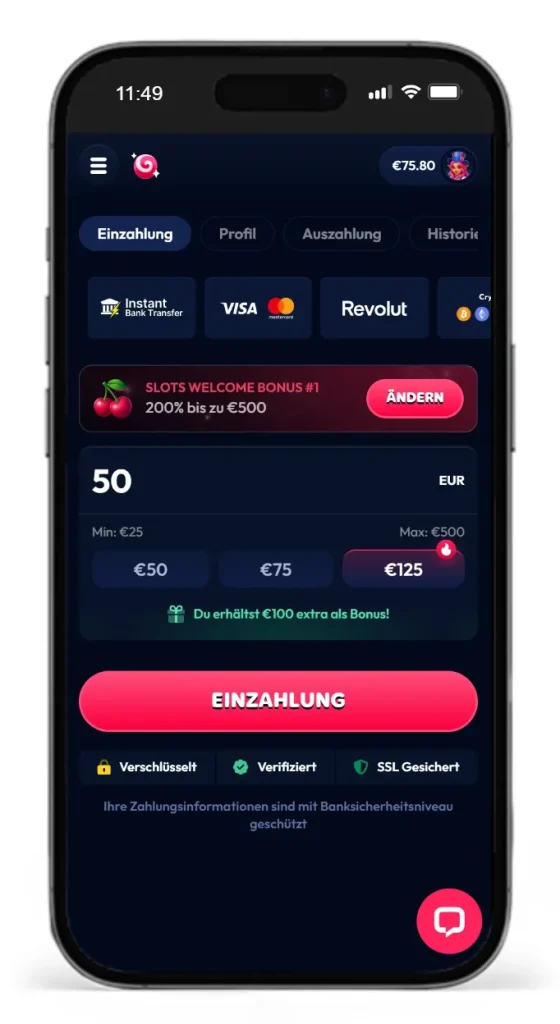 Einzahlungsmethoden im Gambiva Online Casino