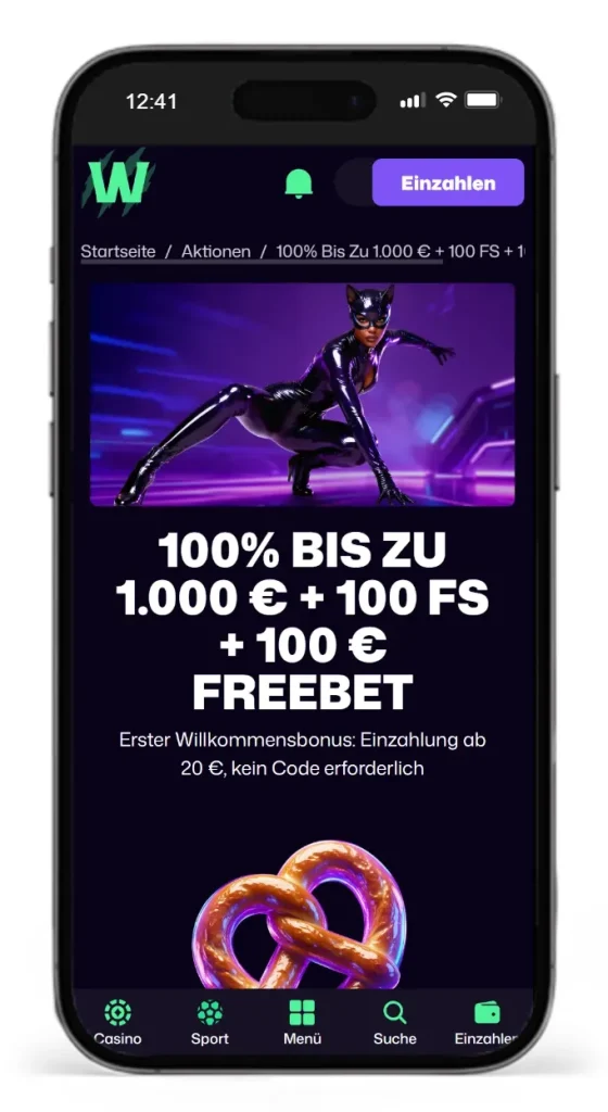 Willkommensbonus im Winbeast Online Casino